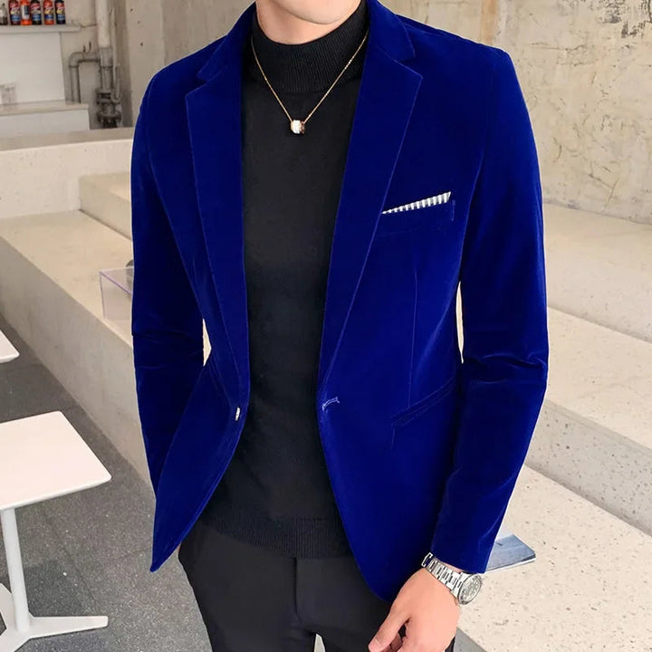Blazer en Velours Luxe pour Hommes