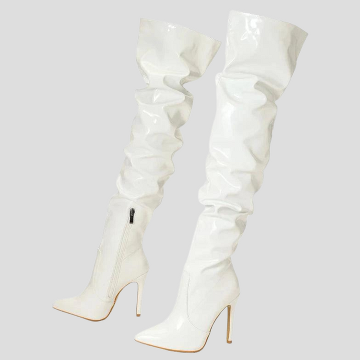 Bottes à talons de 8 cm pour femme