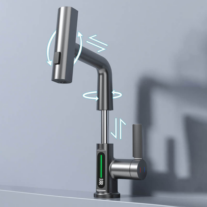 Robinet LED Flexible pour Cuisine & Salle de Bain