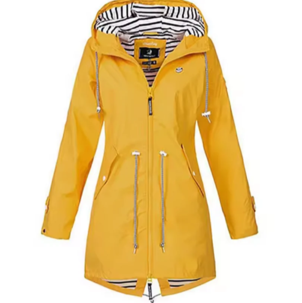 Veste imperméable avec capuche pour femmes