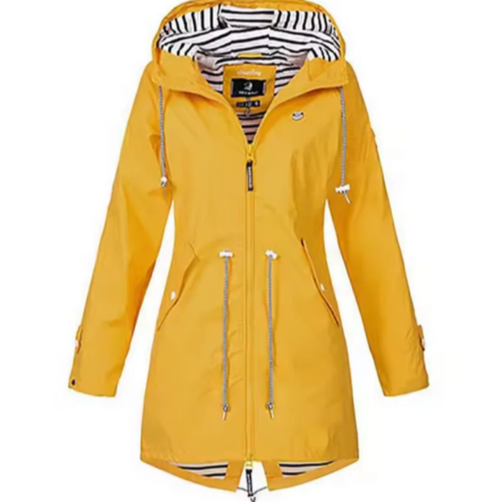 Veste imperméable avec capuche pour femmes