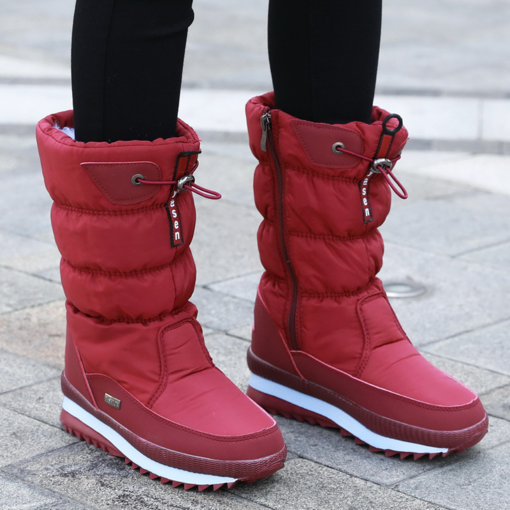 Bottes d'hiver super confortables et chauffantes pour femmes