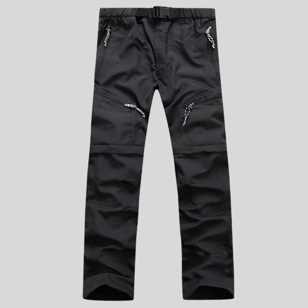 Pantalons de randonnée pour hommes 2 en 1 – Style rugged avec fonction convertible
