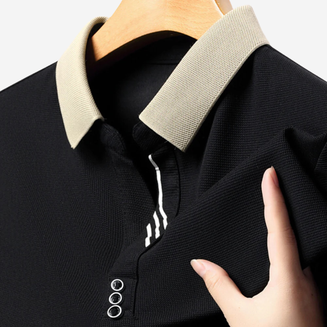 Polo Casual à Manches Longues pour Homme
