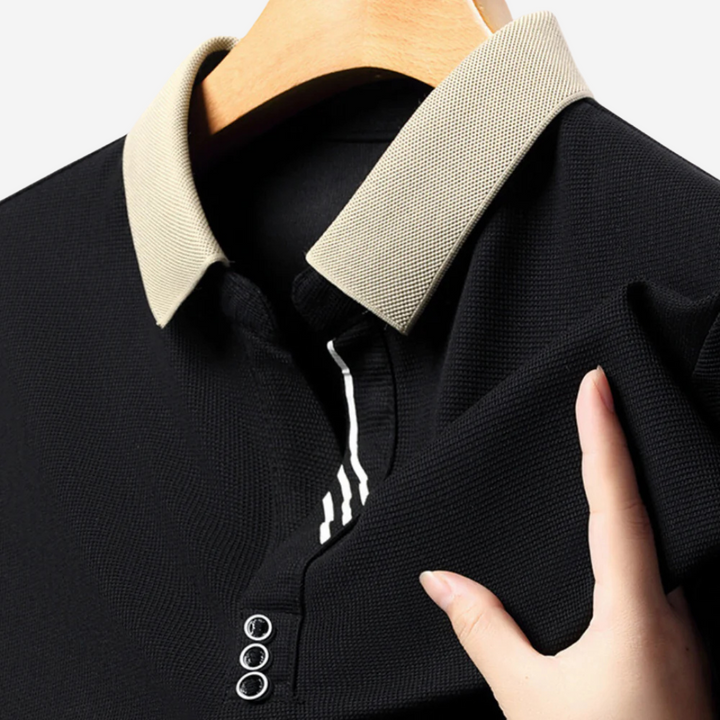 Polo Casual à Manches Longues pour Homme