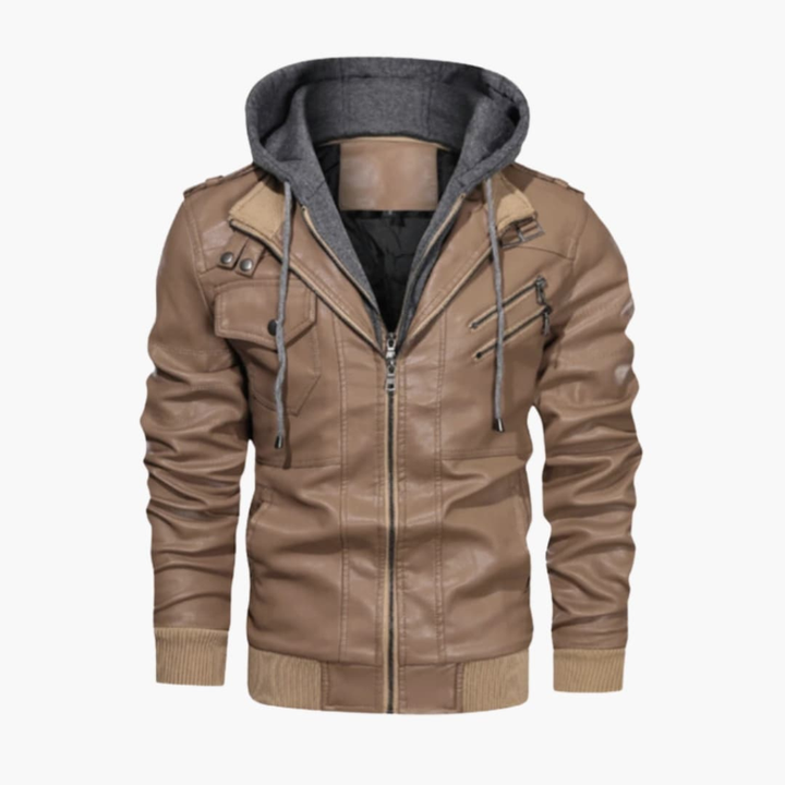 Veste à capuche pour hommes avec plusieurs poches