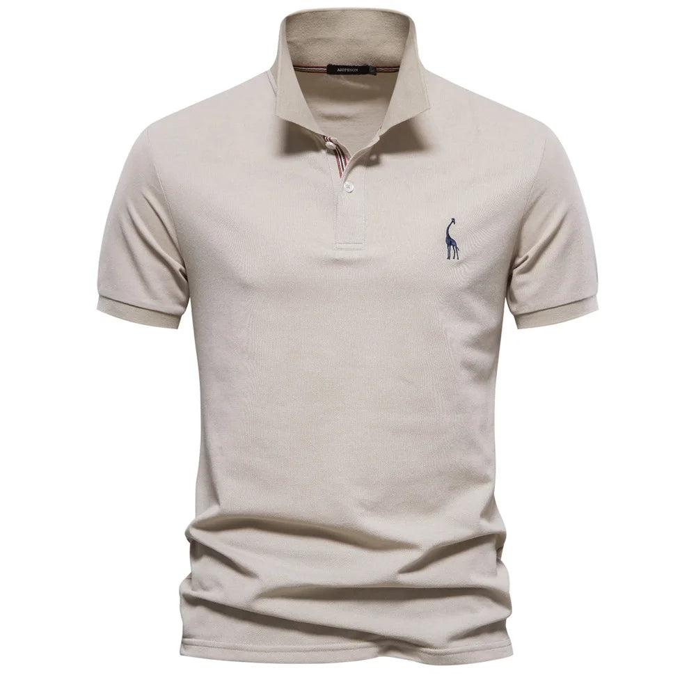 Polo Classique Ralph pour Homme avec Broderie Style Intemporel avec Détails Raffinés