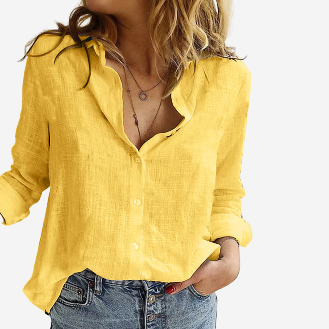 Femke – Blouse en lin pour femmes