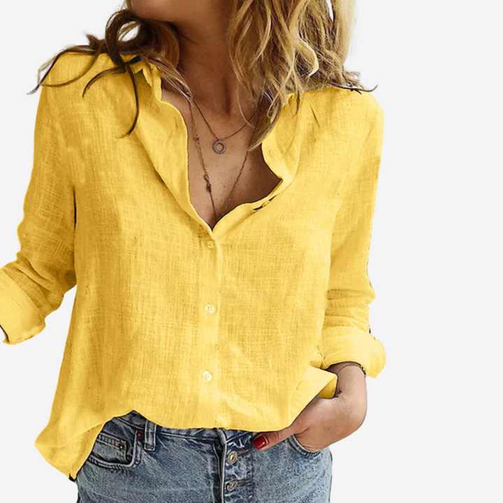 Femke – Blouse en lin pour femmes