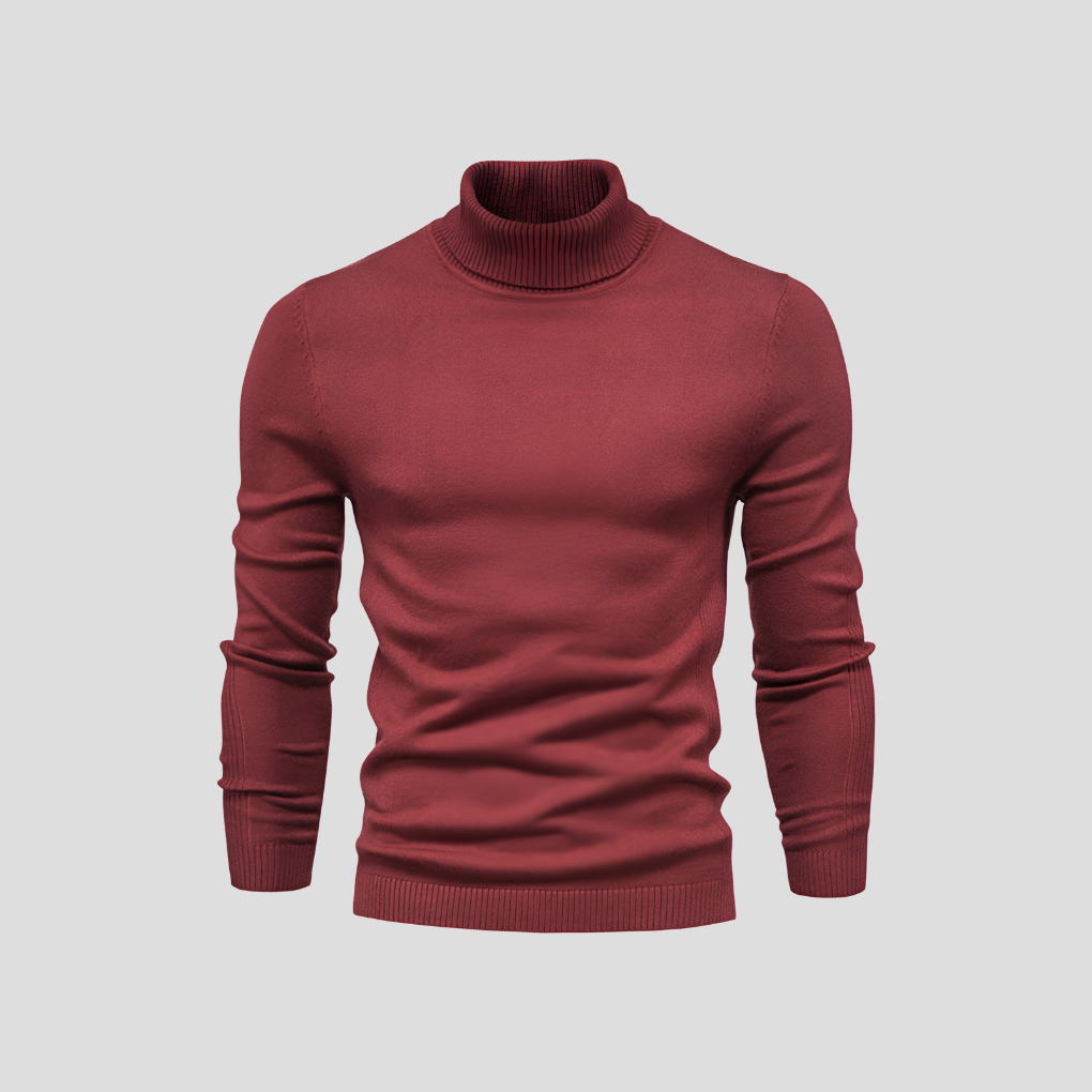 Pull Col Roulé Homme – Casual – Toute Saison
