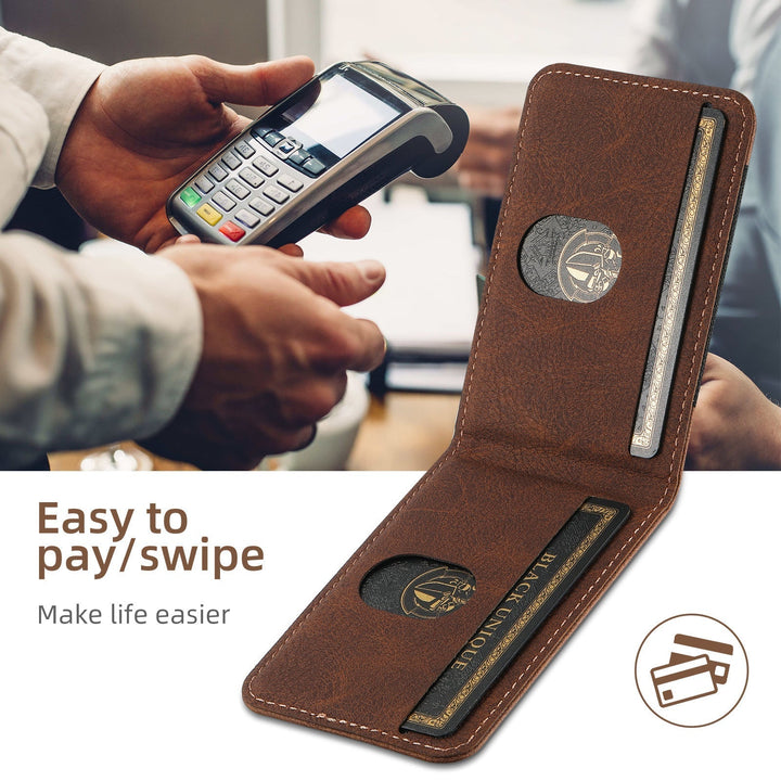 Coque de Téléphone Luxueuse avec Support de Carte