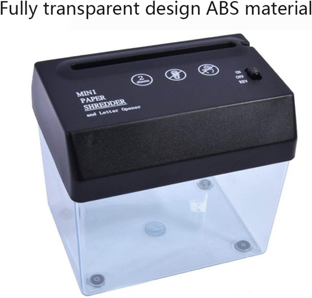 Mini Déchiqueteuse de Bureau – Compacte, Silencieuse et Efficace
