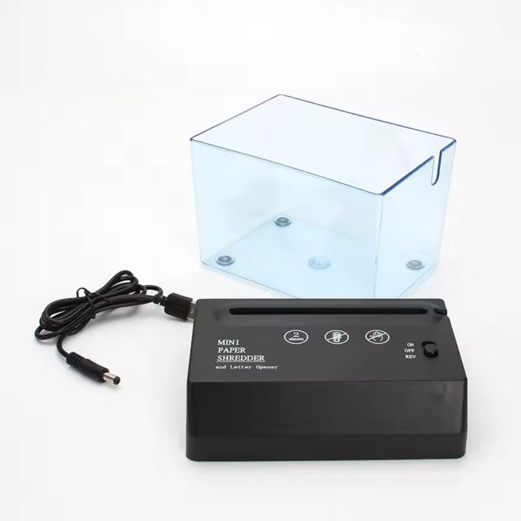 Mini Déchiqueteuse de Bureau – Compacte, Silencieuse et Efficace