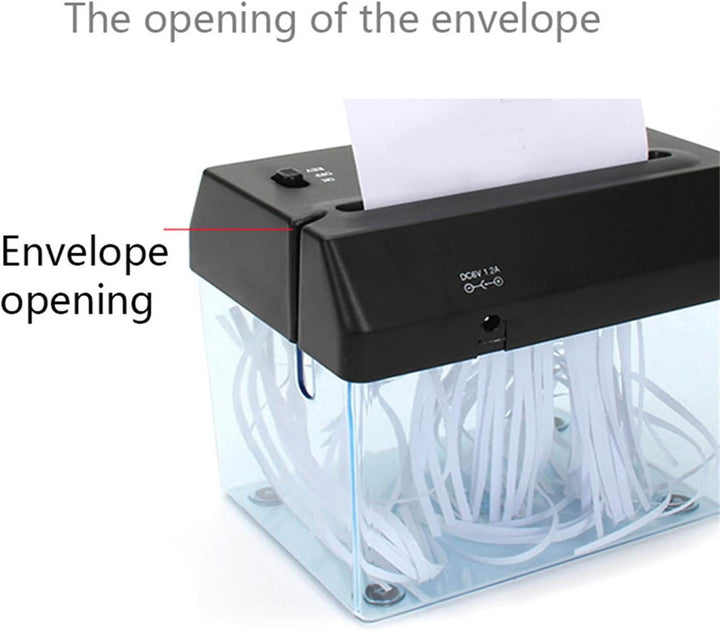 Mini Déchiqueteuse de Bureau – Compacte, Silencieuse et Efficace