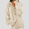 Cardigan boutonné pour femme