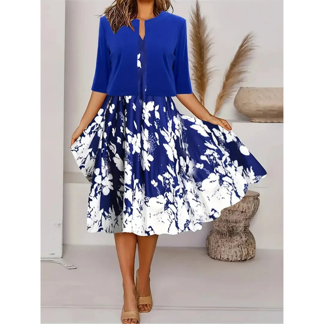 Robe Élégante à Imprimé Floral pour Femme