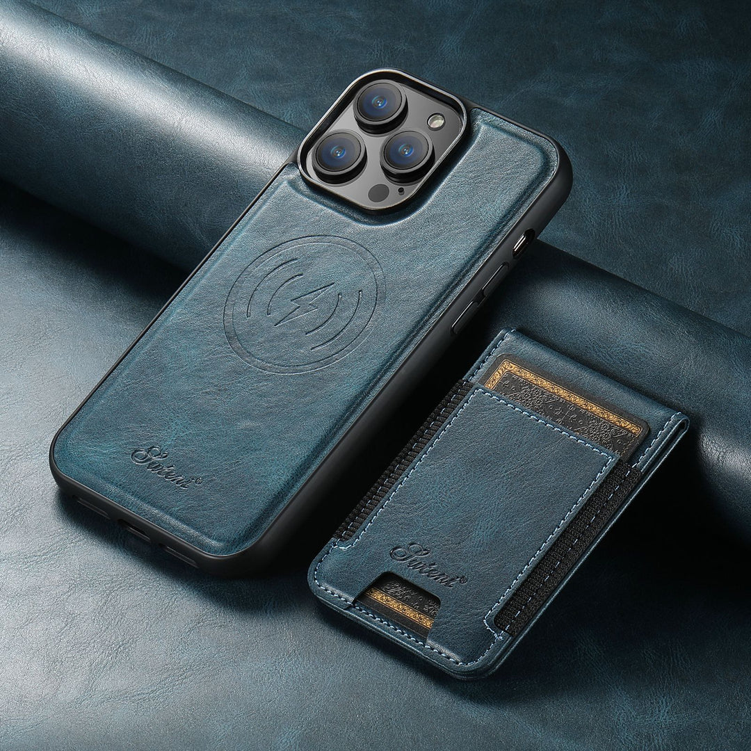 Coque de Téléphone Luxueuse avec Support de Carte