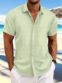 Chemise Homme Manches Courtes d'Été