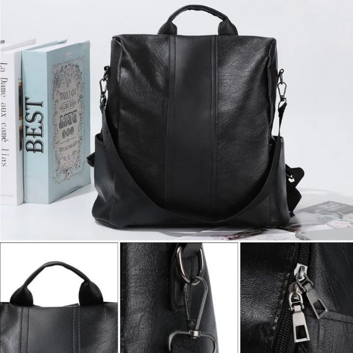 StylishSafe - Sac à dos Anti-Dérobement en Cuir