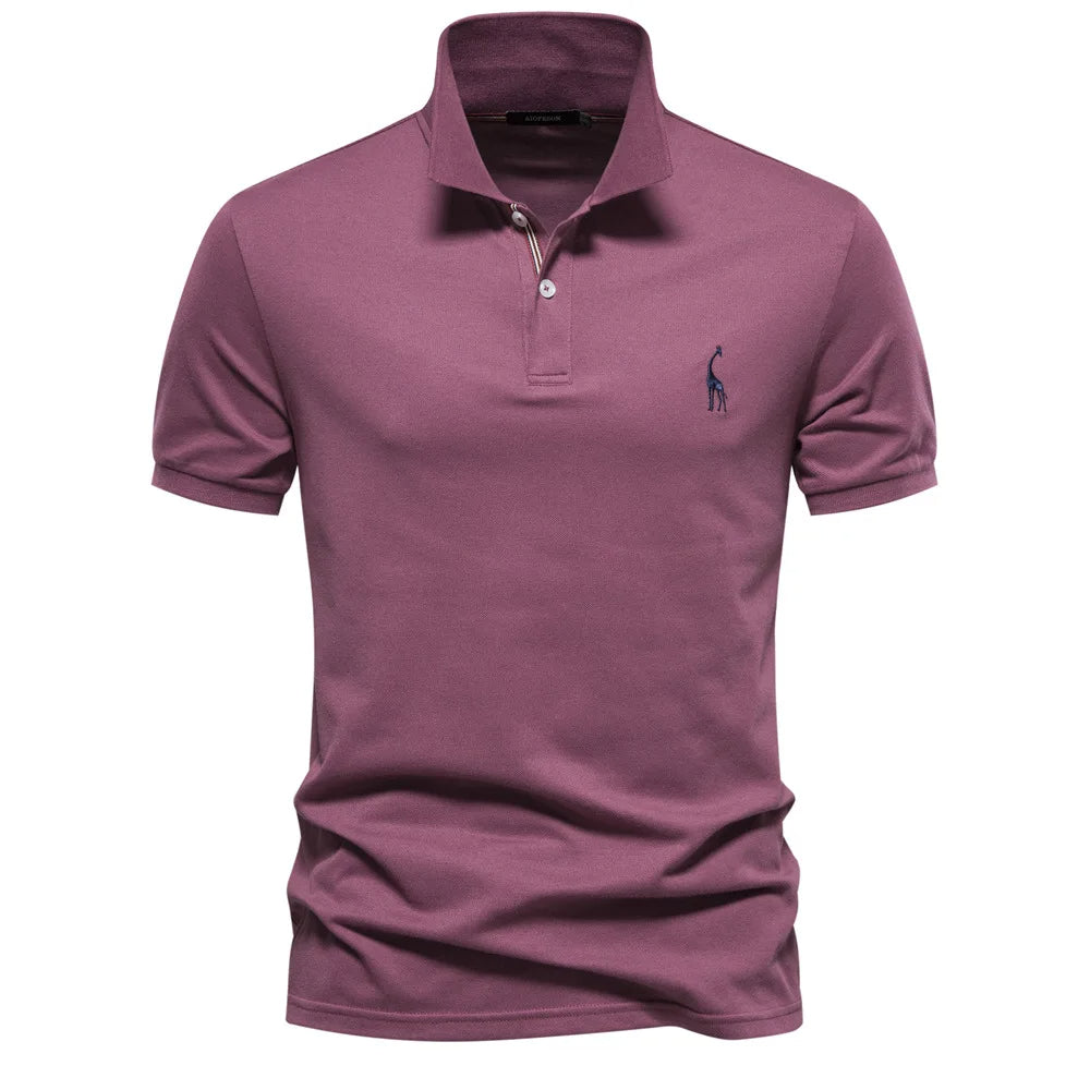 Polo Classique Ralph pour Homme avec Broderie Style Intemporel avec Détails Raffinés