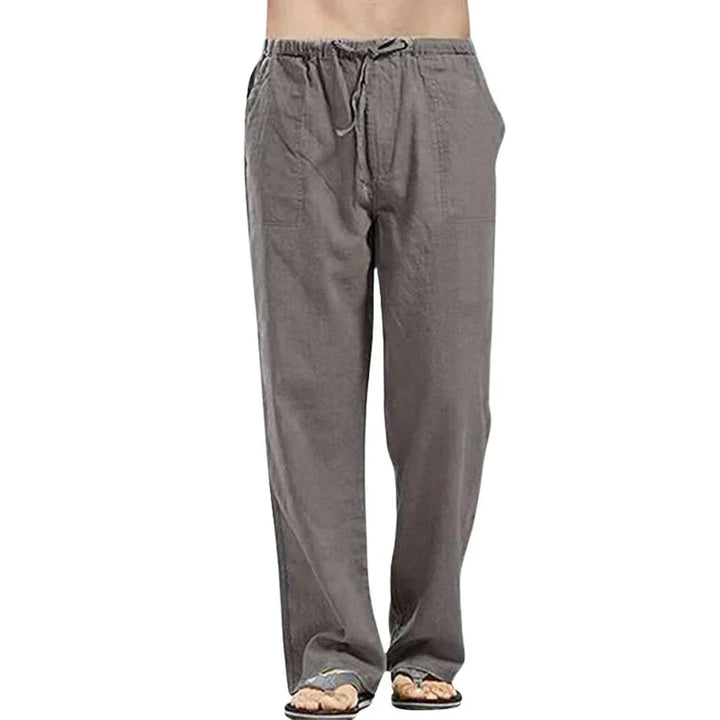 Ralph – Pantalons en lin respirant pour hommes avec ajustement surdimensionné
