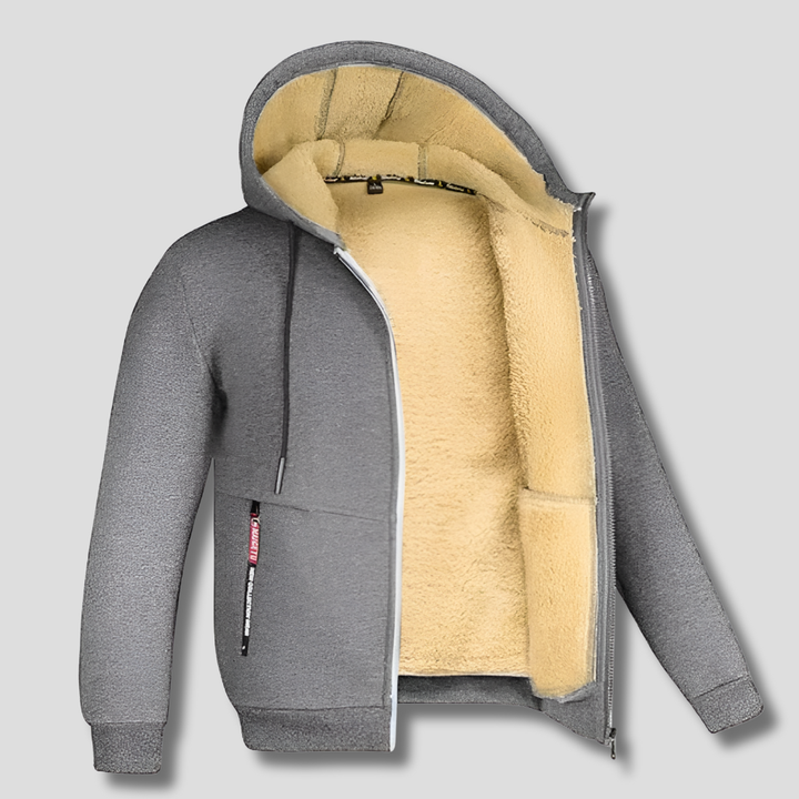 Pull Fleece pour Homme avec Doublure en Fourrure