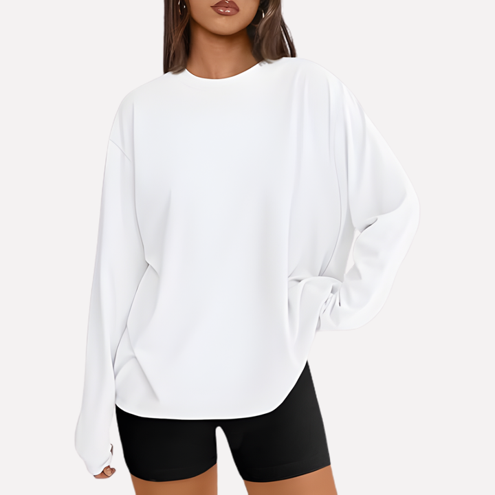 Chemise Longue Manches Amples Femme