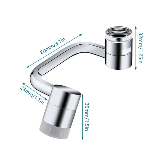 Extenseur Universel de Robinet Rotatif à 1080°