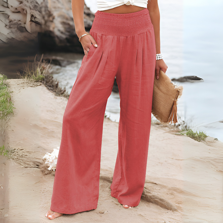 Pantalons en lin confortables pour femmes