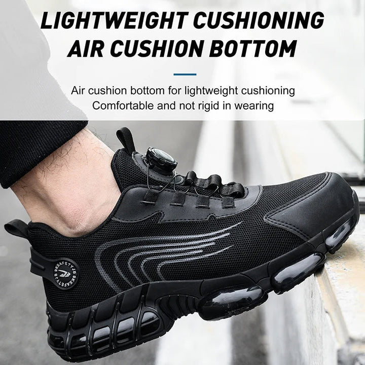 Chaussures de travail à lacets conçues pour l'équilibre pour hommes