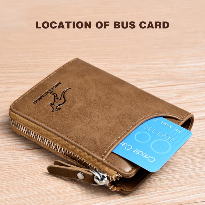Portefeuille Compact Élégant avec Protection RFID