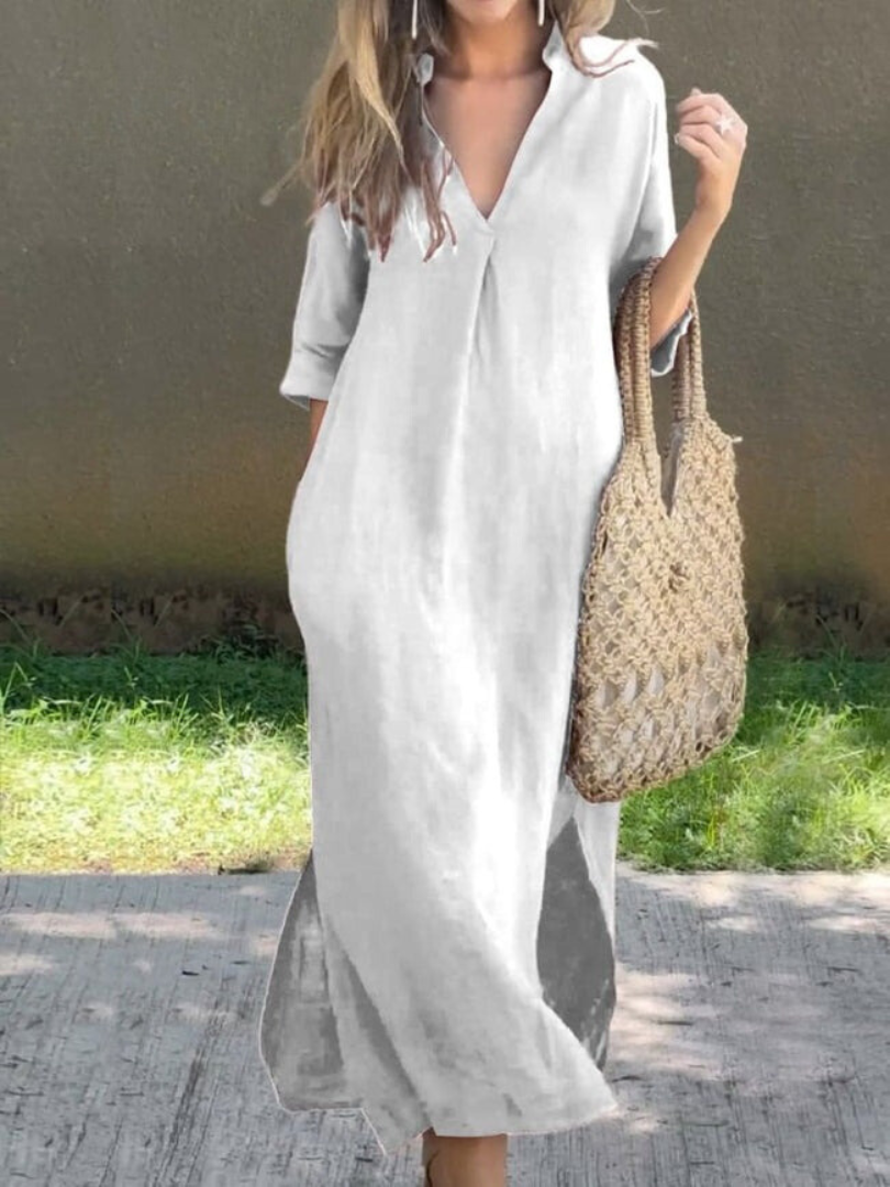 Brigittel – Robe Maxi Femme | Élégance Sans Effort