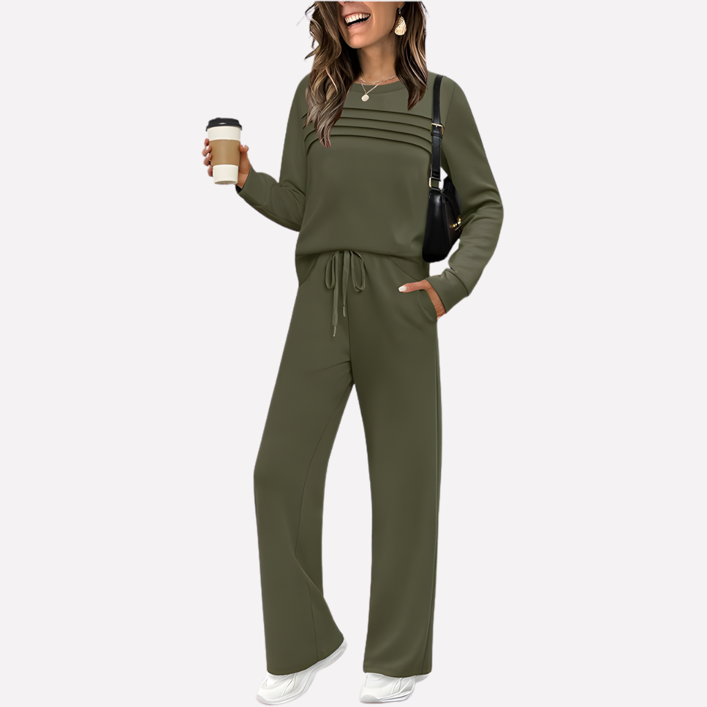 Ensemble de Loungewear Casual Femme Deux Pièces