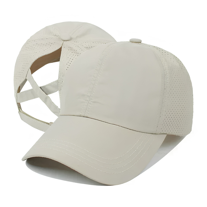 Casquette de baseball sport en maille unisexe respirante avec ajustement réglable