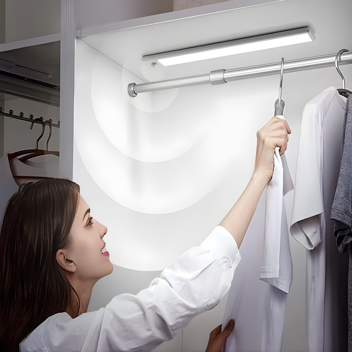Lampes LED rechargeables à détecteur de mouvement pour placard