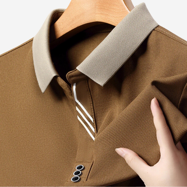 Polo Casual à Manches Longues pour Homme