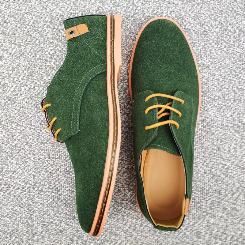 Chaussures Oxford en Suède et Cuir ClassicStep Artisanat Raffiné pour l'Homme Moderne