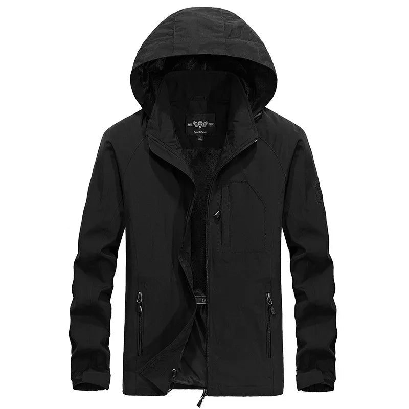 Veste Impermeable d'Extérieur Everest avec Capuche Détachable - Protection Toutes Saisons pour l'Aventurier Moderne