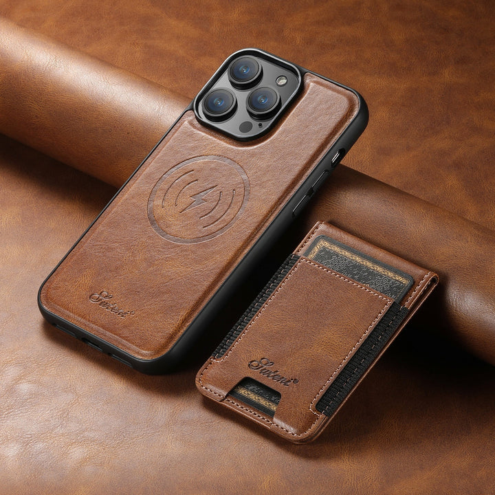 Coque de Téléphone Luxueuse avec Support de Carte