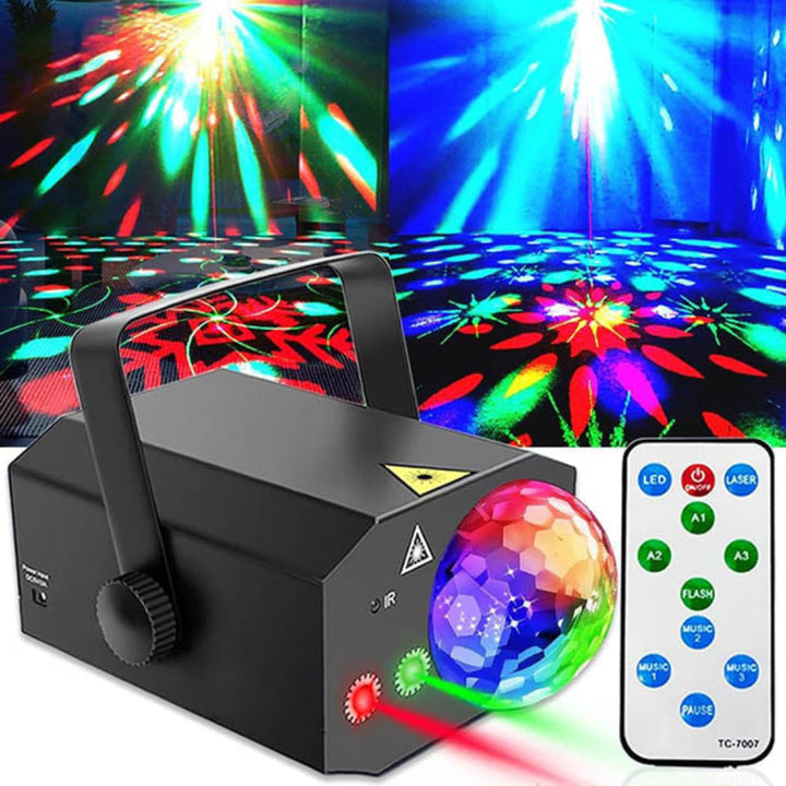 Lumière Disco Laser 2-en-1