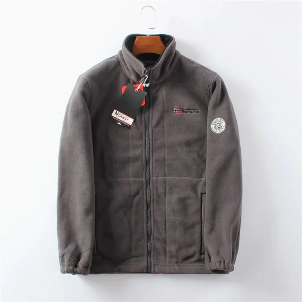 Veste en polaire homme résistante au vent pratique et élégante