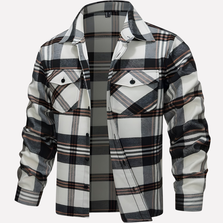 Chemise Flanelle Carree pour Homme