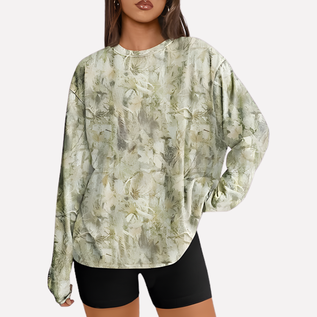 Chemise Longue Manches Amples Femme