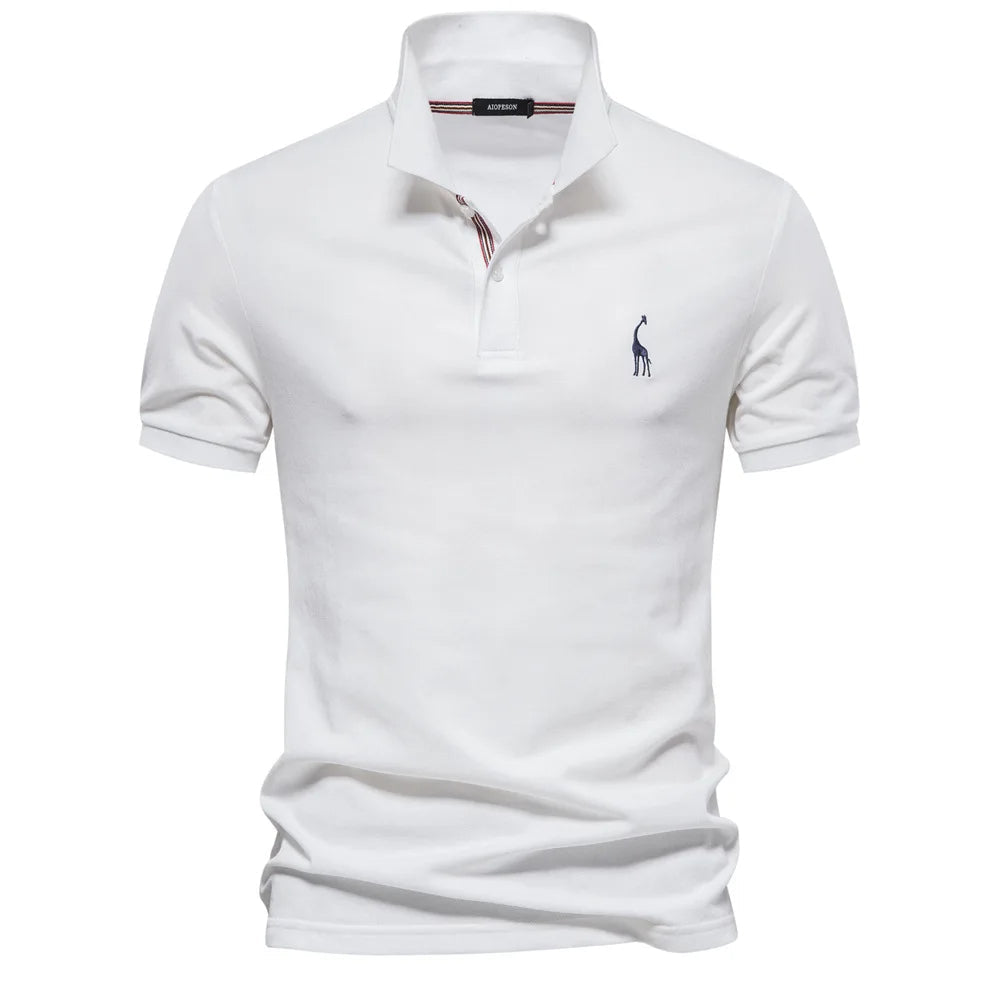 Polo Classique Ralph pour Homme avec Broderie Style Intemporel avec Détails Raffinés