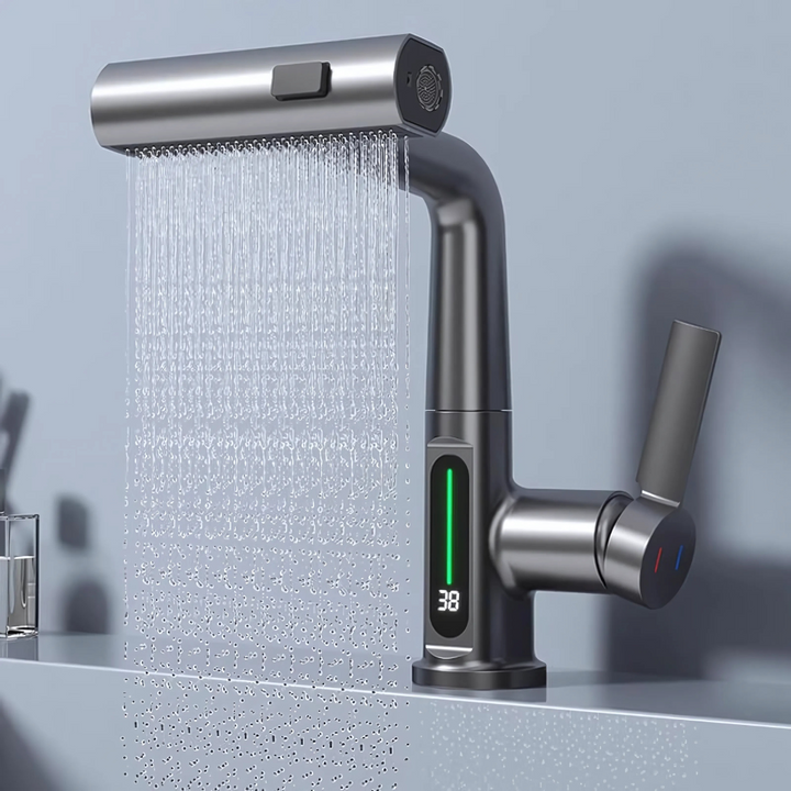 Robinet LED Flexible pour Cuisine & Salle de Bain