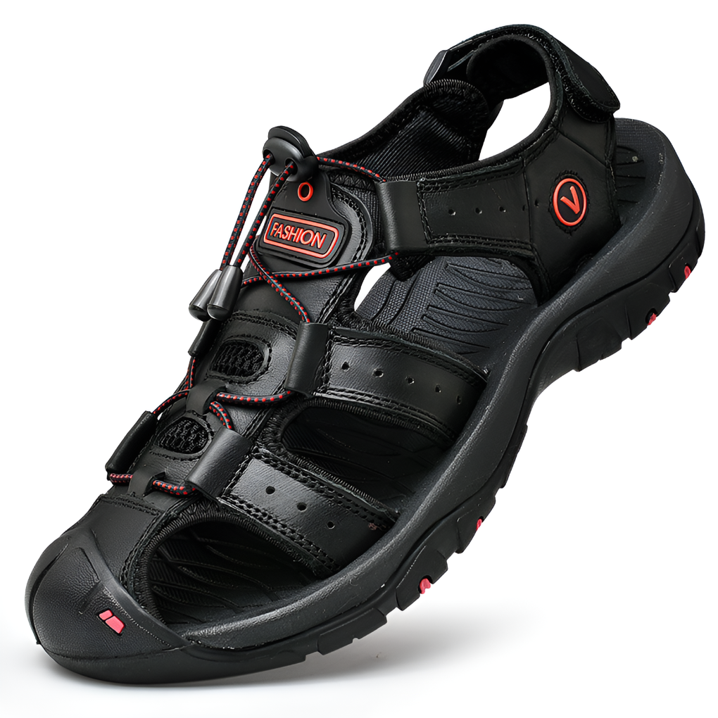 Sandales pour hommes conçues pour l'équilibre avec sangles ajustables