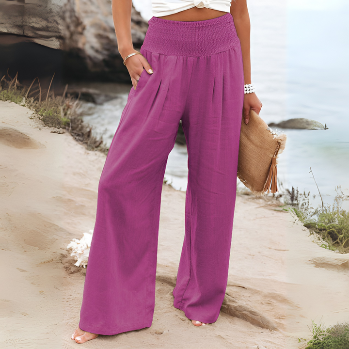 Pantalons en lin confortables pour femmes