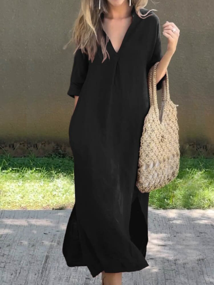 Brigittel – Robe Maxi Femme | Élégance Sans Effort