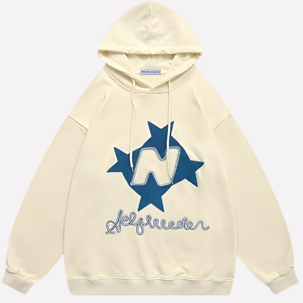 Sweat à Capuche Graphique Oversize Femme