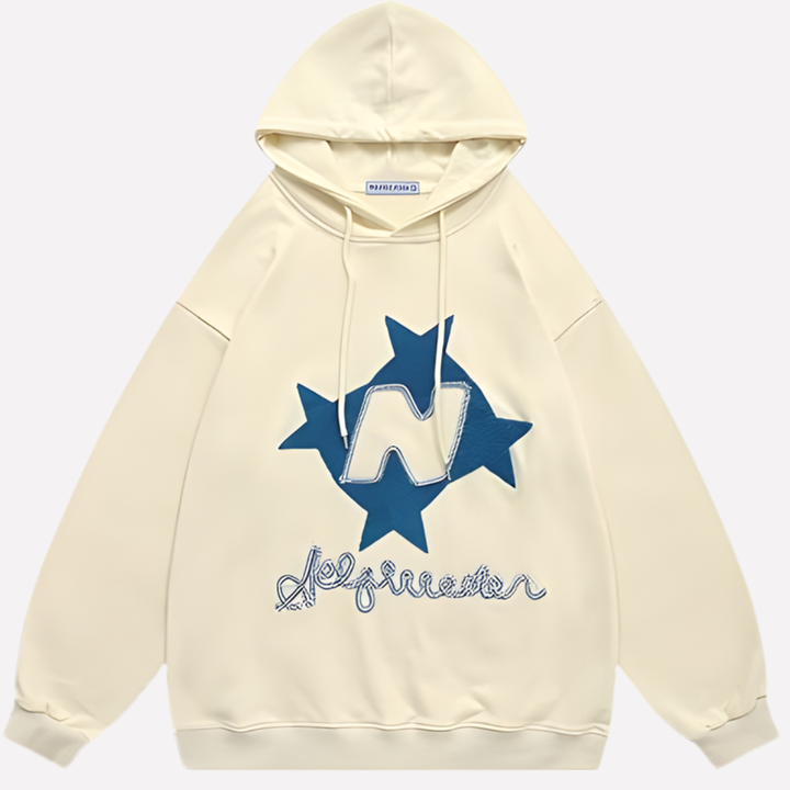 Sweat à Capuche Graphique Oversize Femme
